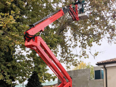 Plataforma elevadora para trabajos de altura