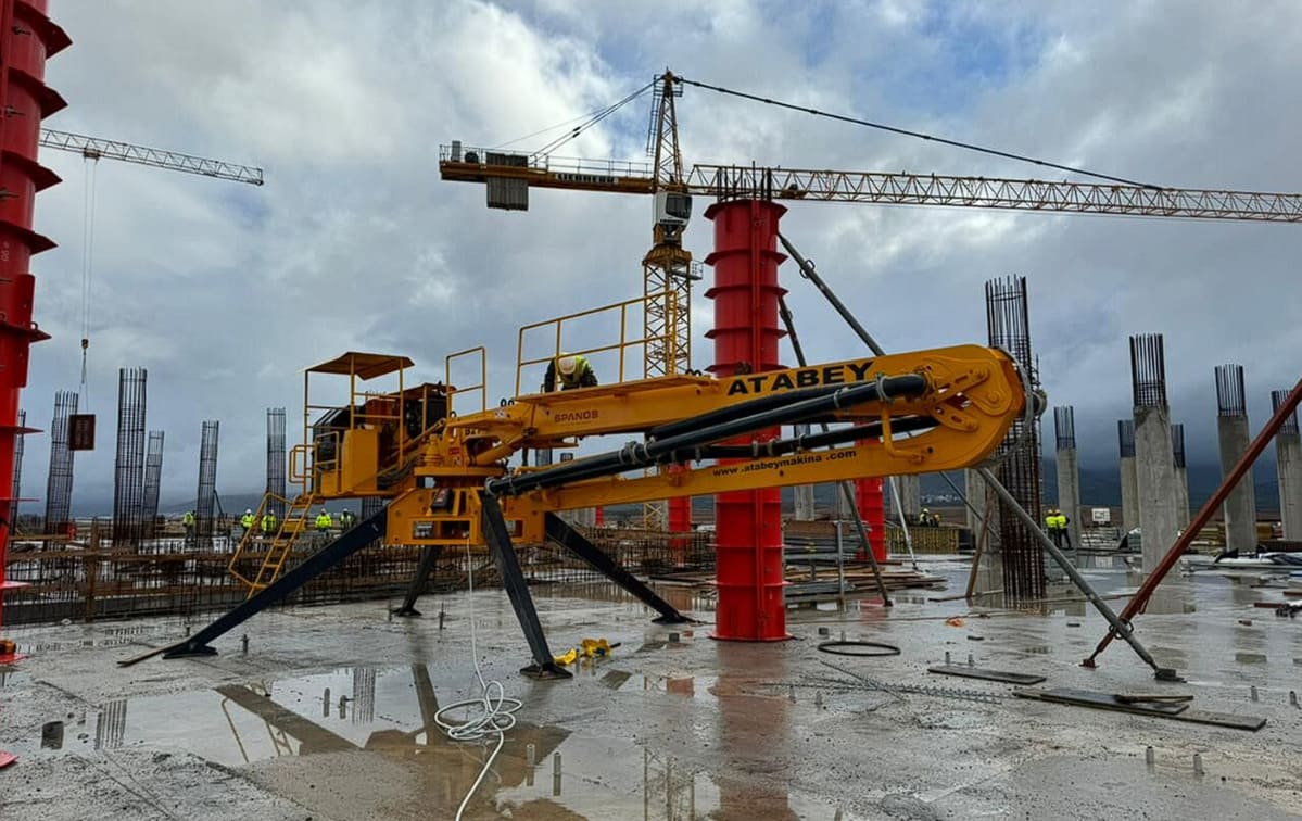 Plataforma de bombeo e inyección de concreto a alta presión