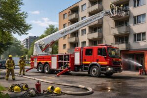 elegir plataforma elevadora para bomberos