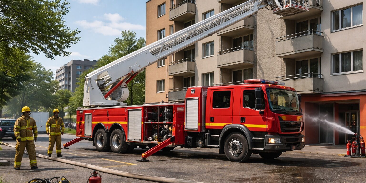 elegir plataforma elevadora para bomberos
